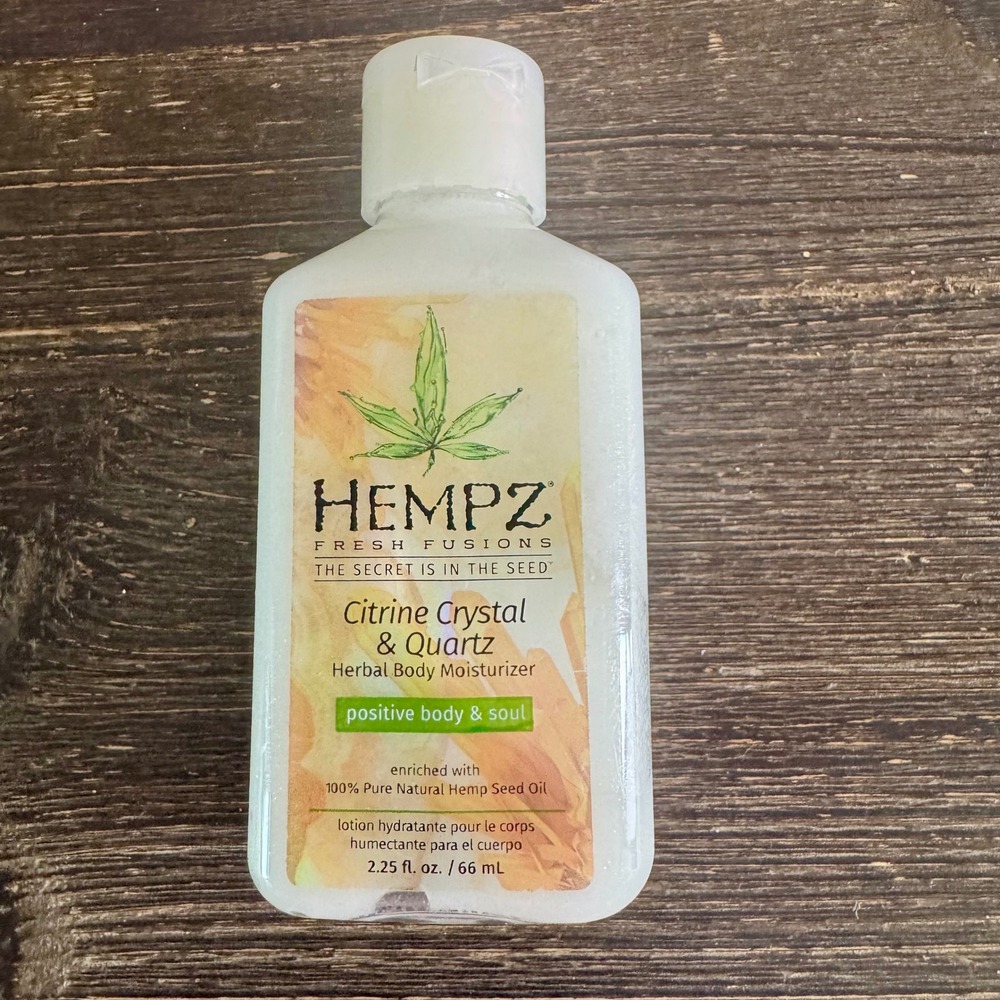 Hempz Fresh Fusions Citrine Crystal & Pink Citron Mimosa Body Lotion 2.25oz Set - Picture 3 of 5